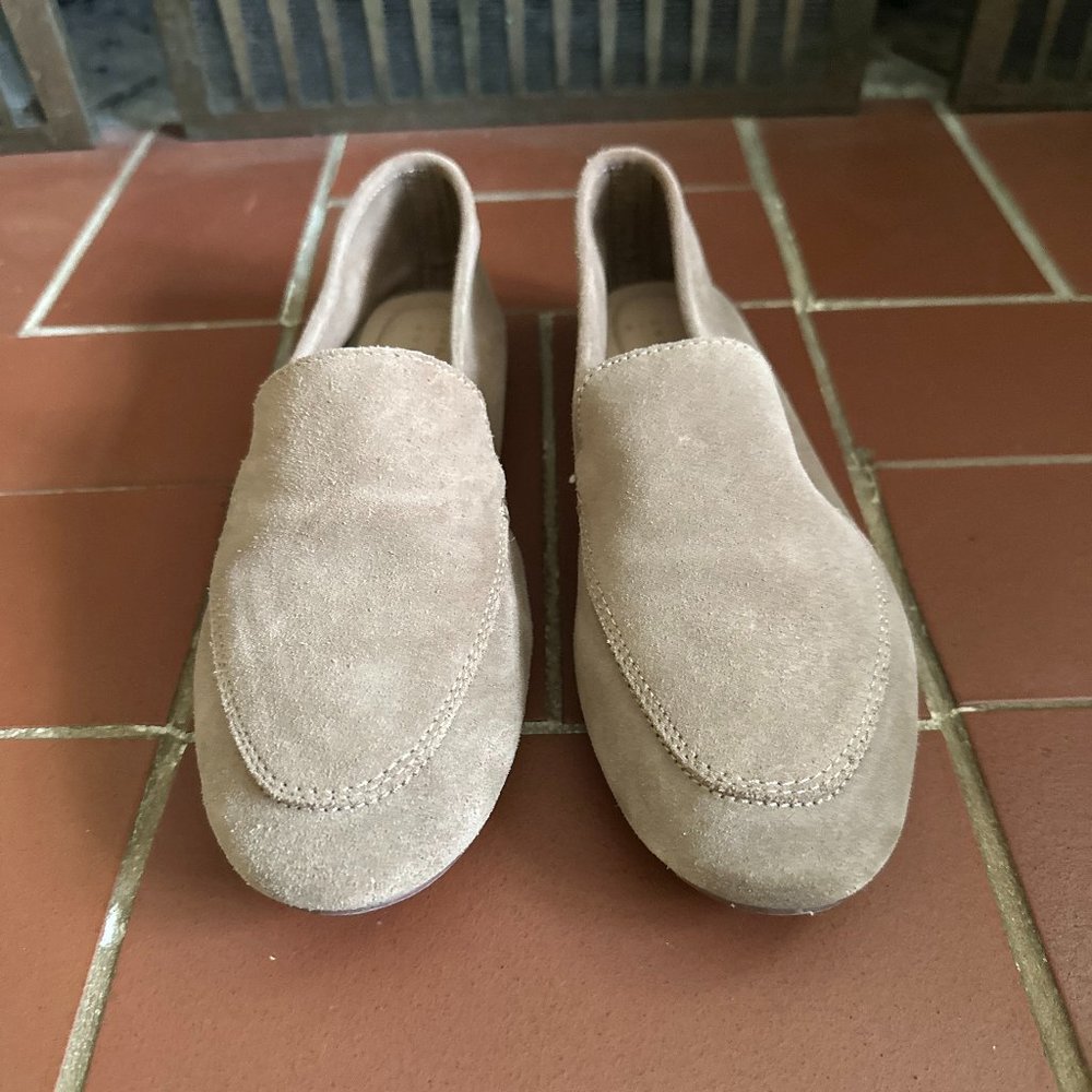 A New Day Tan Flat Loafers size 9